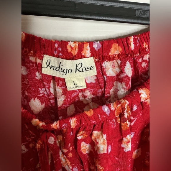 Red Sleeveless Off-Shoulder Sundress for Resort Wear - Picture 6 of 11